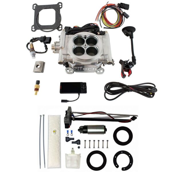 Go EFI 4 600 HP Bright Aluminum EFI System Master Kit
