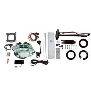 Go EFI 4 600 HP Power Adder Bright Aluminum EFI System