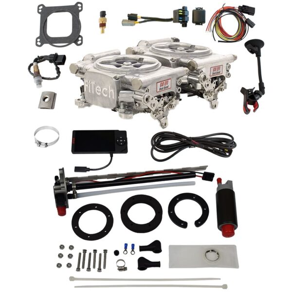 Go EFI 2x4 625 HP Bright Aluminum EFI System