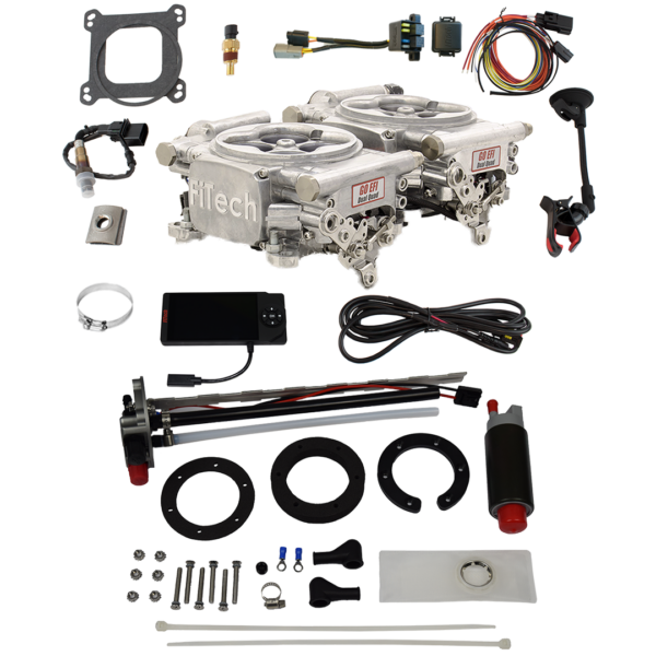 Go EFI 2x4 625 HP Bright Aluminum EFI System