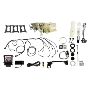 Go EFI 3x2 Tri Power 600 HP Classic Gold EFI System Master Kit