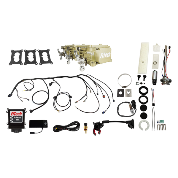 Go EFI 3x2 Tri Power 600 HP Classic Gold EFI System Master Kit