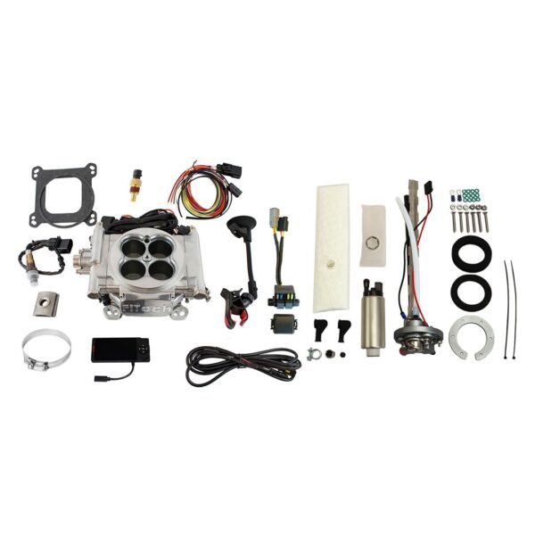 Go EFI 4 600 HP Bright Aluminum EFI System Master Kit