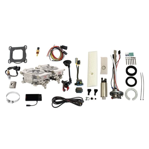 Go EFI 2x4 625 HP Bright Aluminum EFI System Master Kit