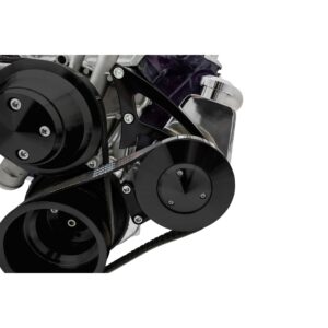 Small Block Chrysler Power Steering Bracket - Black