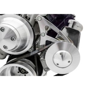 Small Block Chrysler Power Steering Bracket - Silver