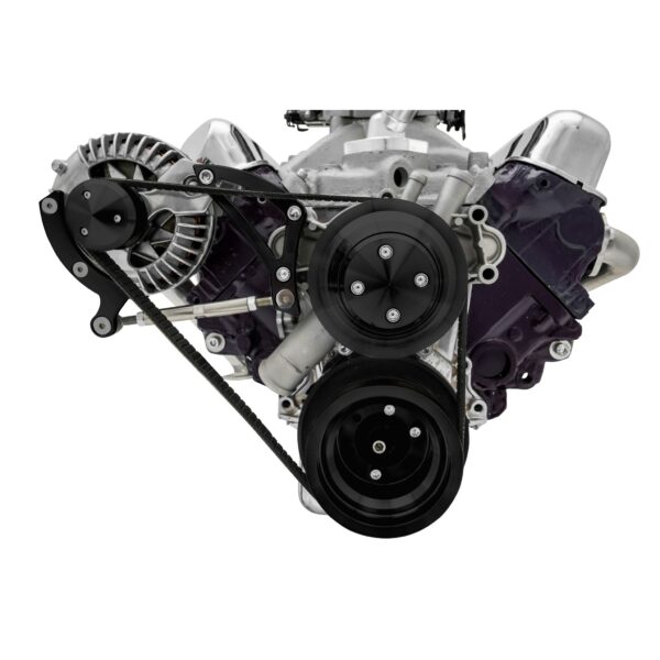 Small Block Chrysler Serpentine Conversion - ALT Only - Black