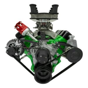 Big Block Chrysler Serpentine Conversion; 383; PS & ALT; Saginaw-Press; Black
