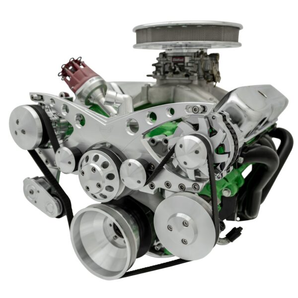 Big Block Chrysler Revolver Serpentine System - AC & PS - Chrome