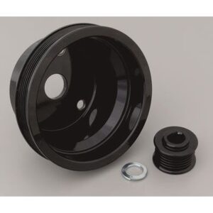 Small Block Chevy Serpentine Pulley Kit - '88-92 - Black