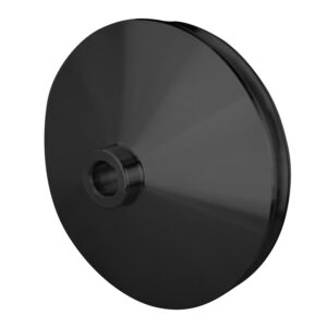 Small Block Chevy Power Steering Pulley - Saginaw - Keyway - Black