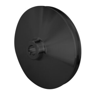 Chevy LWP and Chrysler Power Steering Pulley - Keyway - Black