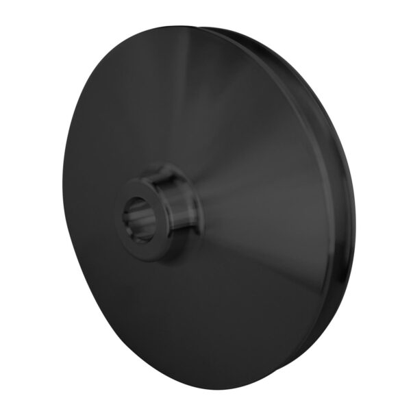 Chevy LWP and Chrysler Power Steering Pulley - Keyway - Black