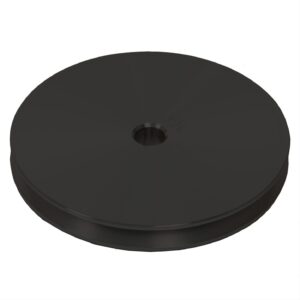 Chevy Power Steering Pulley - Keyway - Black