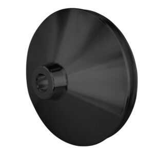 Chevy SWP Power Steering Pulley - Keyway - Black