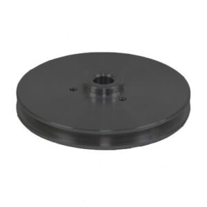 Chevy Small Block Remote Reservoir Steering Pulley - Press fit - LWP - Black