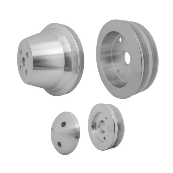 Small Block Chevy Pulley Kit - V-Belt - SWP - 2V