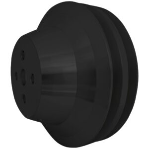 Small Block Chevy Water Pump Pulley - SWP, 2V - Black