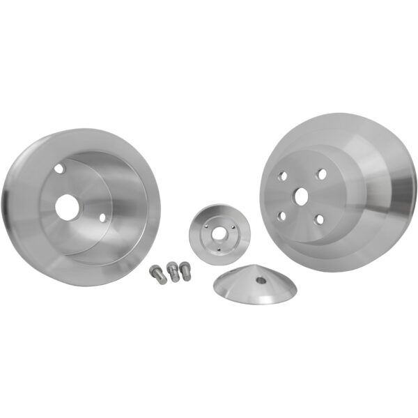 Small Block Chevy Pulley Kit - V-Belt - LWP
