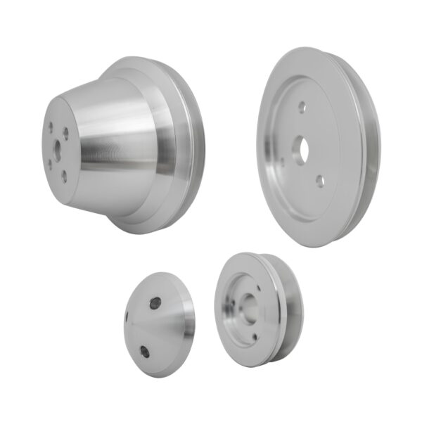 Small Block Chevy High Flow Pulley Kit - SWP - 1V
