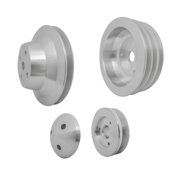 Small Block Chevy High Flow Pulley Kit - 3V - SWP