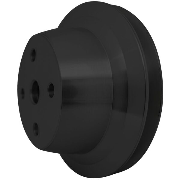 Chevy High Flow Water Pump Pulley - LWP - 1V - Black