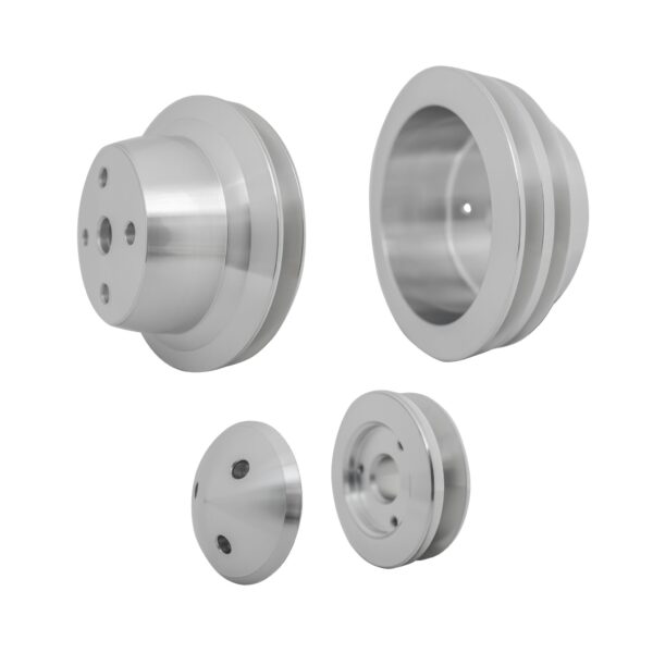 Small Block Chevy High Flow Pulley Kit - 2V - LWP