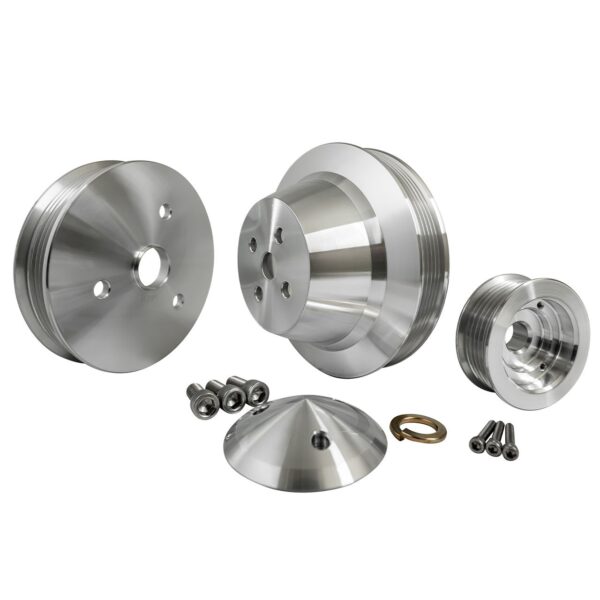 Small Block Chevy Serpentine Pulley Kit - 1V