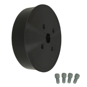 Small Block Chevy Water Pump Pulley - Serpentine - Black