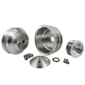 Small Block Chevy Serpentine Pulley Kit - LWP - 2V