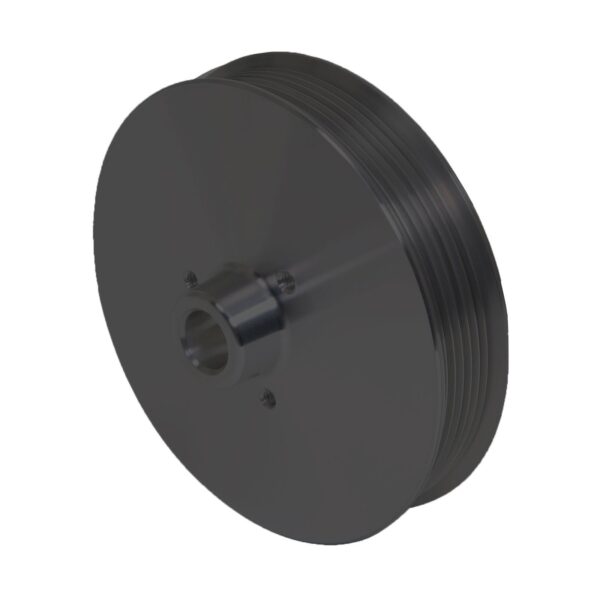 Dodge Magnum Power Steering Pulley - 7 Rib Serpentine; Black