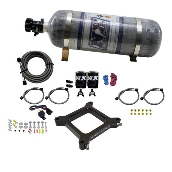 Nitrous Express 4150 Assassin Plate, Stage 6 (50-300HP) 12LB Bottle