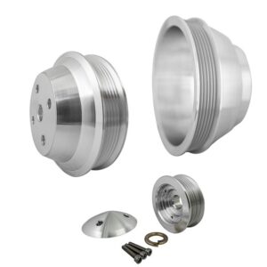Big Block Chevy High Flow Serpentine Pulley Kit - LWP - 1V