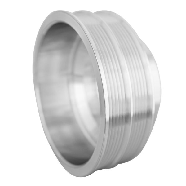 Big Block Chevy High Flow Serpentine Crankshaft Pulley - LWP - 2V
