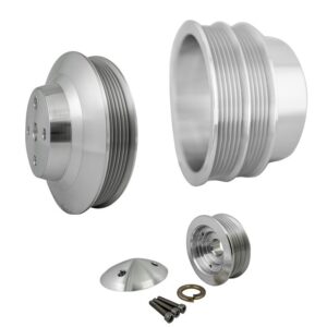 Big Block Chevy High Flow Serpentine Pulley Kit - LWP - 2V