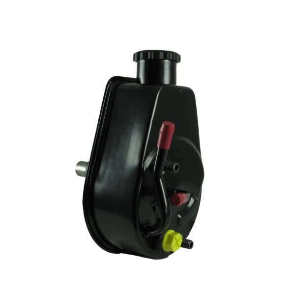 Borgeson - Power Steering Pump - P/N: 800323 - P/S Pump for Hydro-Boost brake applications.  This Hi-Flow power steering pump has two return fittings and has had the pressure and flow optimized for hydro-boost brake applications. Ships with adapter to fit both flare and o-ring hose connections.