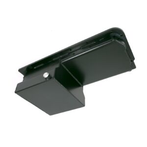 TSP Oil Pan; Fabricated Aluminum Rear Sump 7-Quart; LS; Black