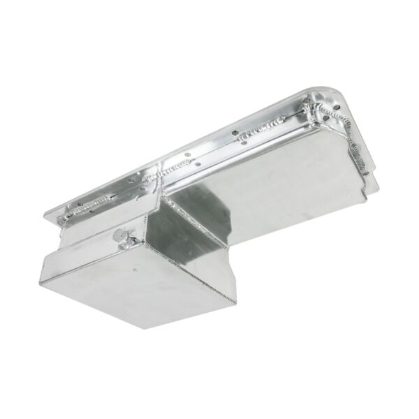 TSP Oil Pan; Fabricated Aluminum Rear Sump 7-Quart; LS; Polished