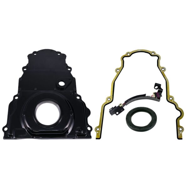 Timing Cover; LS2/LS3; Black Aluminum