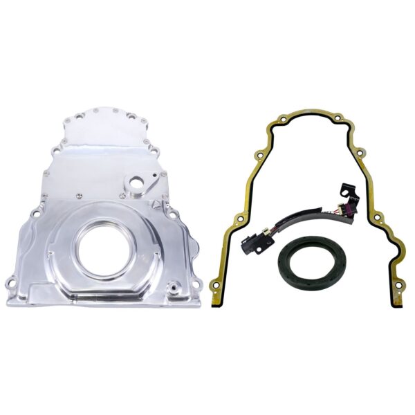Timing Cover; LS2/LS3; Polished Aluminum