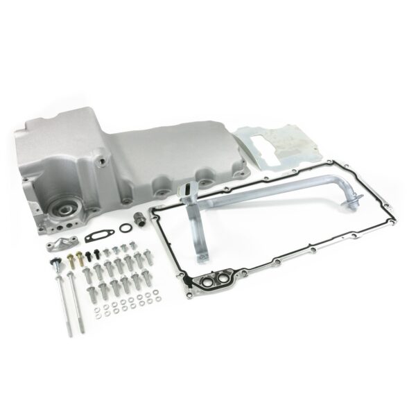 TSP Oil Pan; Cast Aluminum Retro-fit 5.5-Quart; LS; Satin