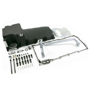 TSP Oil Pan; Cast Aluminum Retro-fit 5.5-Quart; LS; Black
