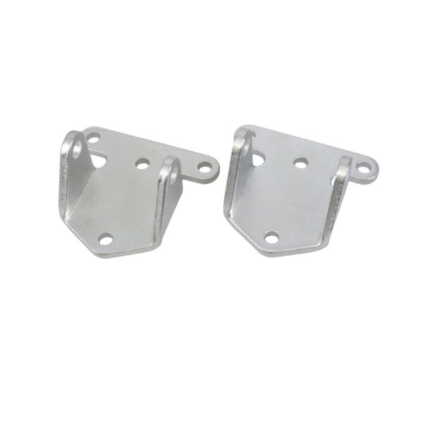 Engine Mount; Solid Steel; SBC/BBC; Black (Sold Individually)
