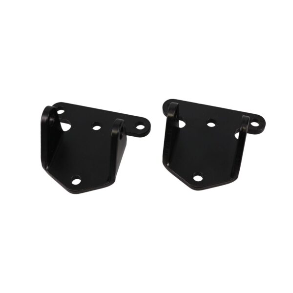 Engine Mount; Solid Steel; SBC/BBC; Black (Sold Individually)