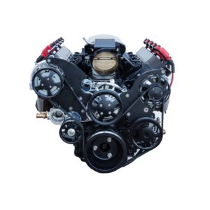 TSP Serpentine Front Drive System; LS1/LS2; All Black