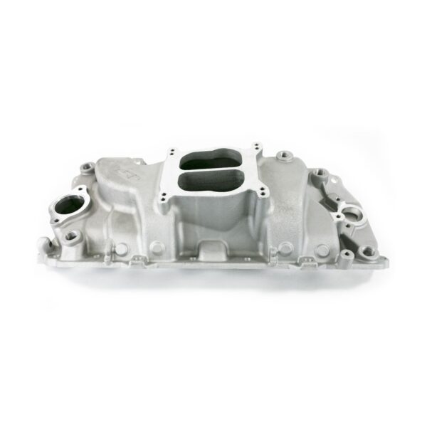 TSP Intake Manifold; Chevy Big Block Carb. Aluminum Dual Plane; Satin