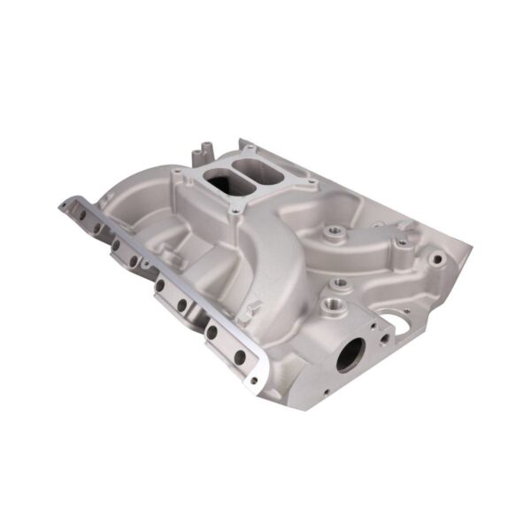 Intake Manifold; Ford Big Block FE Carb. Aluminum Dual Plane; Satin