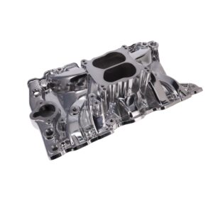 TSP Oldsmobile Small Block V8 Dual Plane Polished Aluminum Intake Manifold