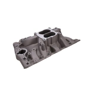 TSP Oldsmobile Small Block V8 Dual Plane Satin Aluminum Intake Manifold