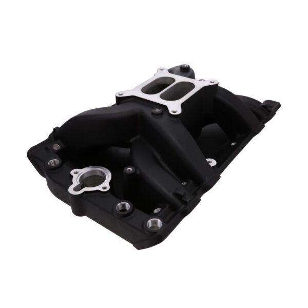TSP Oldsmobile Big Block V8 Dual Plane Air Gap Black Aluminum Intake Manifold